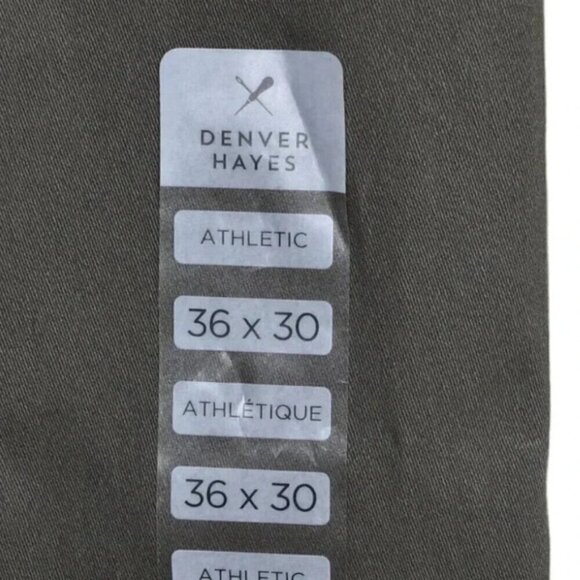 NWT Denver Hayes Athletic Stretch Chino Olive Green Size 36x30 - Picture 6 of 10